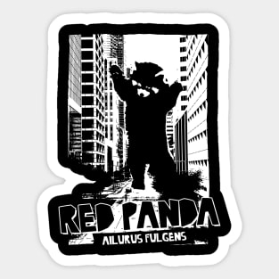 Red Panda Attacks Sticker